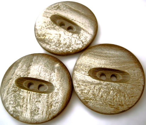 28mm Mushroom Beige Shimmery Pearlised Surface 2 Hole Button