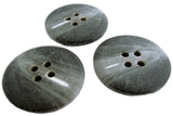 25mm Tonal Grey Slate Sheen 4 Hole Button
