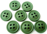 B0065 13mm Misty Leaf Green Soft Sheen 4 Hole Button