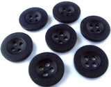 15mm Navy Soft Sheen Brace Type 4 Hole Button