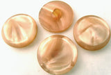 B0799 23mm Tonal Rosy Beige Shimmery Polyester Shank Button
