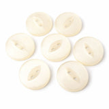 16mm Ivory Cream Polyester Fish Eye Button