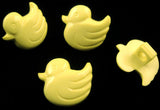 B14528 14mm Lemon Duck Shaped Novelty Childrens Shank Button