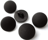 B16150 19mm Black Matt Nylon Shank Button