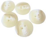 18mm Naturals-Pale Brown Bone Sheen 2 Hole Button