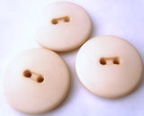 22mm Pale Peach Pink Matte 2 Hole Button