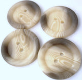 23mm Grey Beige & Creams Bone Sheen 2 Hole Button