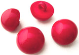 B2823 18mm Cardinal Red Gloss Half Ball Shank Button