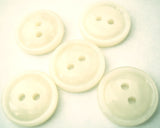 B3055 16mm Ivory-Tonal Shimmer Polyester 2 Hole Button