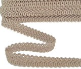 14mm Taupe Looped Braid Trimming