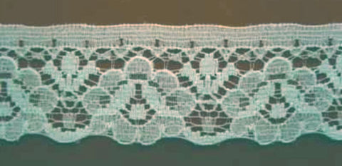 L125 3cm Pale Sky Blue Flat Lace