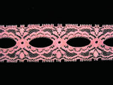 L258 35mm Rose Pink Flat Eyelet - Knitting In Lace