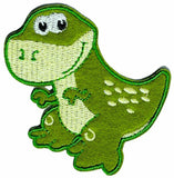 M022 70mm x 80mm Dinosaur Iron or Sew on Motif Applique Patch