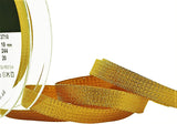R0301 10mm Dark Gold Textured Metallic Ribbon by Berisfords