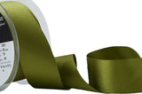R3654 35mm Moss Green Double Face Satin Ribbon by Berisfords