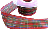 40mm Royal Stewart Tartan Sheer Ribbon by Berisfords