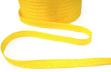 R6930 10mm Yellow "Retro Stitch" Ribbon. Satin Borders,Taffeta Centre