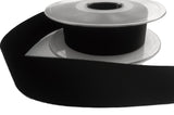 R6862 25mm Black Soft Touch Taffeta Ribbon by Berisfords