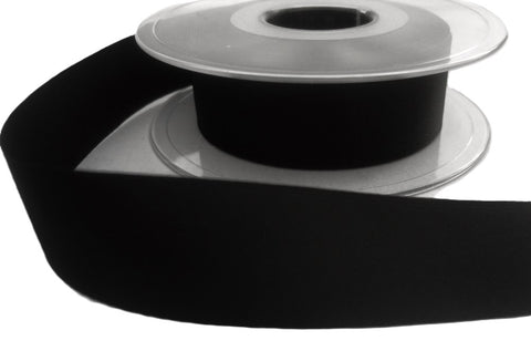 R6862 25mm Black Soft Touch Taffeta Ribbon by Berisfords