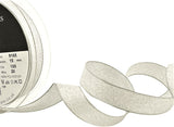 R8600 15mm Silver Textured Metallic Lame Ribbon by Berisfords