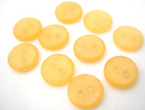 B1052 10mm Tonal Pineapple Orange Polyester 2 Hole Button