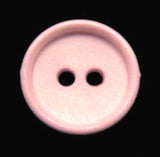 B11234 16mm Pink Matt Centre-Raised Gloss Rim 2 Hole Button
