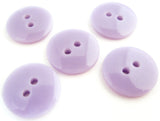B12837 18mm Lilac Gloss Polyester 2 Hole Button