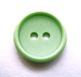 B13355 16mm Misty Mint Green Matt Centre Nylon 2 Hole Button