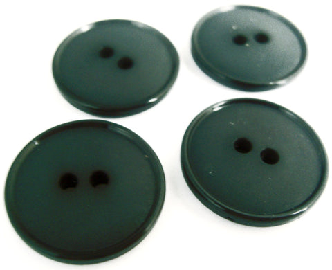 B14016 23mm Grey Navy 2 Hole Button, Matt Centre, Gloss Rim