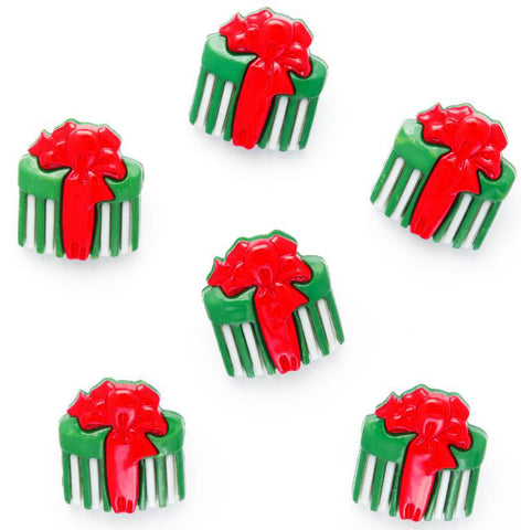 B15130 23mm Christmas Present Design Novelty Shank Button