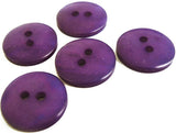 B15433 18mm Purple Tonal Mother of Pearl Look 2 Hole Button