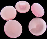 B16216 14mm Pink Pearlised Polyester Shank Button