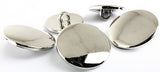 B18301 18mm Silver Gilded Poly Metallic Effect Blazer Shank Button