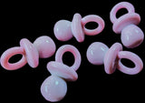 B18344 21mm Helio Pink Baby Dummy Novelty Gloss Shank Button 