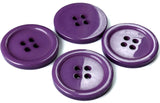B5356 25mm Purple High Gloss Resin 4 Hole Button
