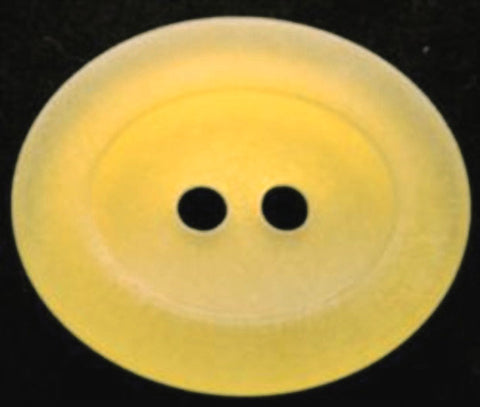 B6683 28mm Honey Casein Chunky Dull Sheen Oval 2 Hole Button