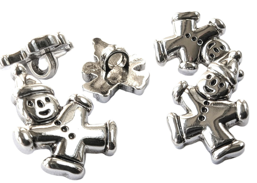 Fox Shank Buttons - 19mm Novelty Buttons In Black, Brown, Navy For Crafts & Clothing