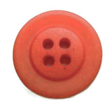 B7953 18mm Pastel Orange Iced Bone Sheen 4 Hole Button