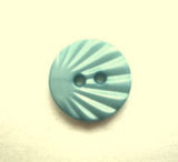 B8952L 13mm Pale Turquoise Blue Textured 2 Hole Button