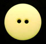 B8990 18mm Pale Primrose Matt Liglty Double Domed 2 Hole Button