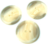 B9995 25mm Creams and Mushroom Beige High Gloss 2 Hole Button