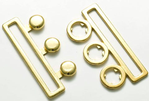 BK72 38mm Inside Width Gold Nurses Waspie Buckle Clasp