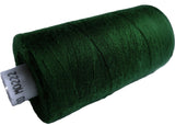 Bottle Green 222 Coats Moon Spun Polyester Sewing Thread on 1000 yard spool for machine and hand sewing projects.