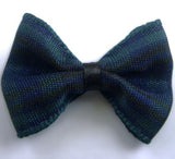 35mm x 25mm Black Watch Tartan Ribbon Bow | Scottish Tartan Bow