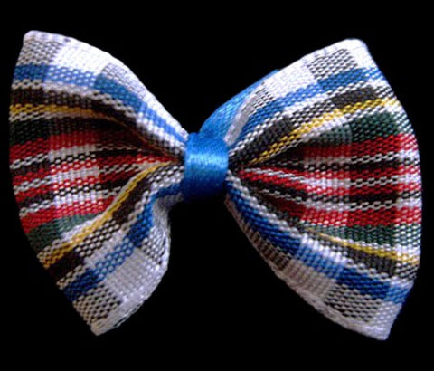 35mm x 25mm Dress Stewart Tartan Ribbon Bow | Scottish Tartan Bow
