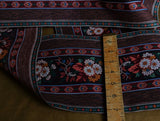 182mm Vintage Floral Cotton Ribbon, .