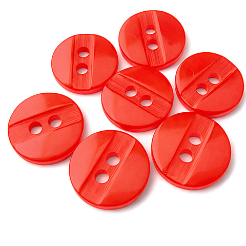 12mm flame red buttons on clearance sale in pack of 100.