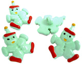 20mm Mint Green Clown Design Novelty Childrens Shank Button
