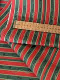 FABRIC18 35cm Vintage Cotton Fabric with a Christmas Themed Design