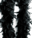 Feather Boa Black Approx 2 metres Long